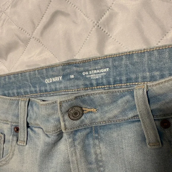Women’s High-Rise OG Straight Denim Shorts - NWT! - Picture 4 of 9